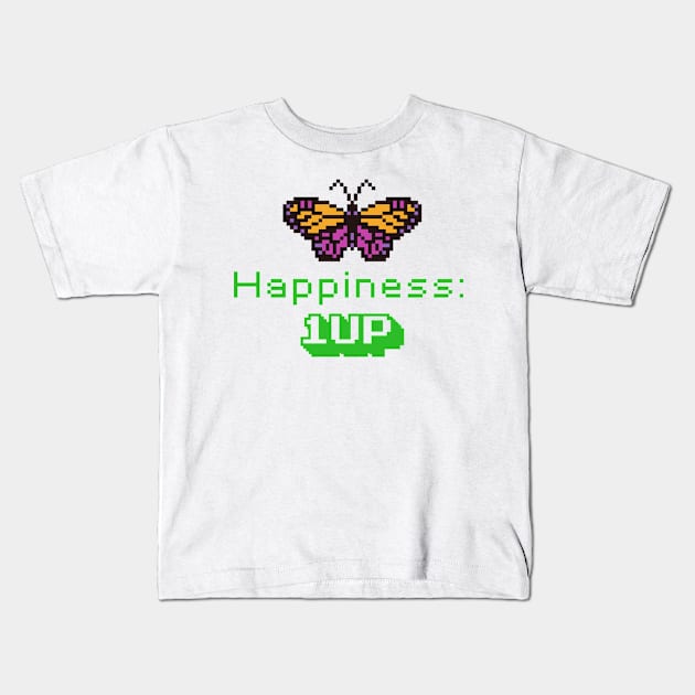 Happiness is a Butterfly Kids T-Shirt by EmmyJ